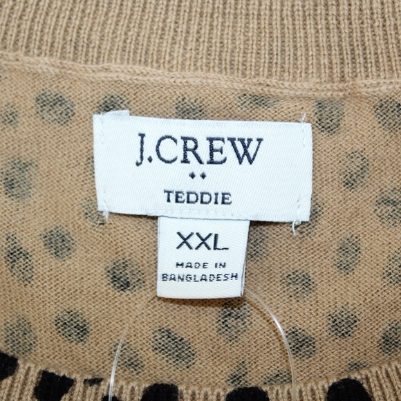 J. Crew cheetah print sweater (women’s XXL) (NWT) - Picture 11 of 13